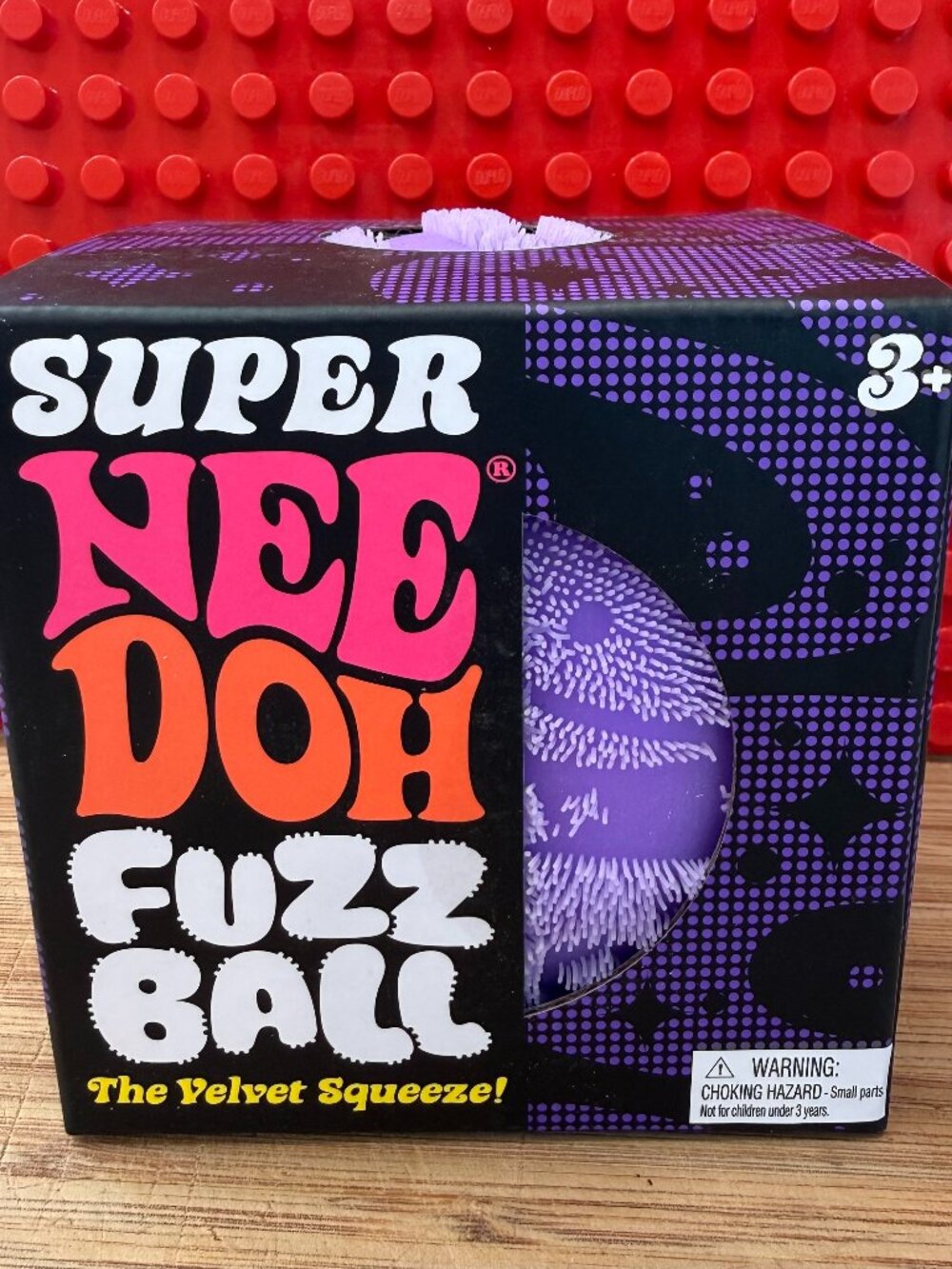 NEW! 👾 NEEDOH purple SUPER FUZZ BALL! Ships Fast!🦹‍♀️